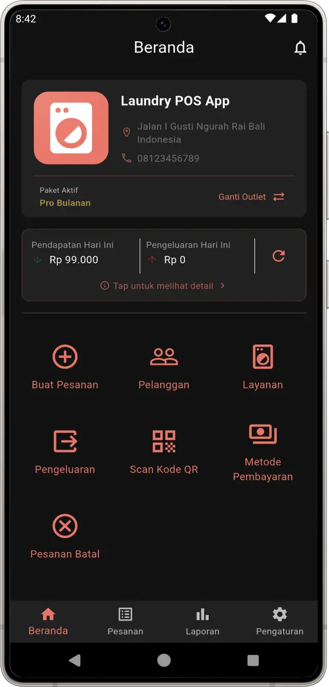Feature mobile dark